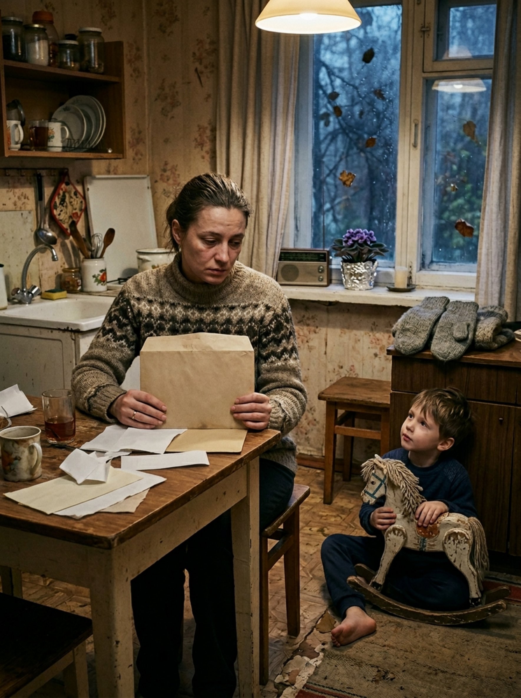 "Открывай" — тихо произнесла Оксана, и Тарас, растерянно потёр переносицу, аккуратно надорвал край конверта