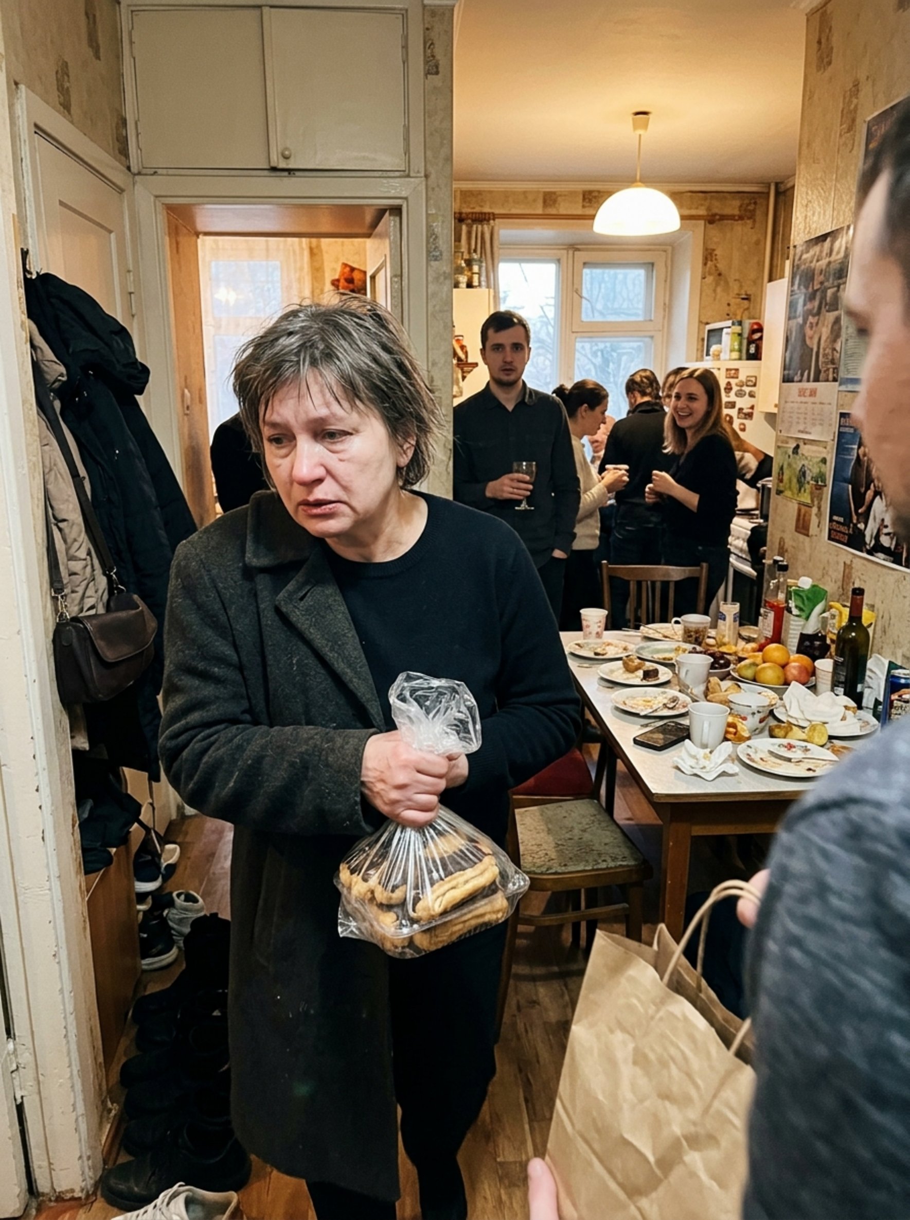 "Мам, Валерии неприятно, когда ты звонишь после девяти" — произнёс он ровным голосом, застёгивая куртку и уходя